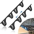 Stainless Steel Stove Counter Gap Cover (2 Pack), Stove Gap Guard, Stove Gap Filler for Kitchen, Range Trim Kit, Heat Resistant with Easy Clean, Adjustable Length 13.8” to 27.5”