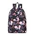 Produktbild Acmebon wasserdichte stilvolle Schule Rucksack für Jungen und Mädchen Trend drucken Zufälliger Laptop Rucksack Schwarze Landschaft