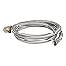 Everflow Supplies 27748PR-NL Premium Braided Stainless Steel Premium Dishwasher Connector Hose with PVC Inner Tube, 3/8