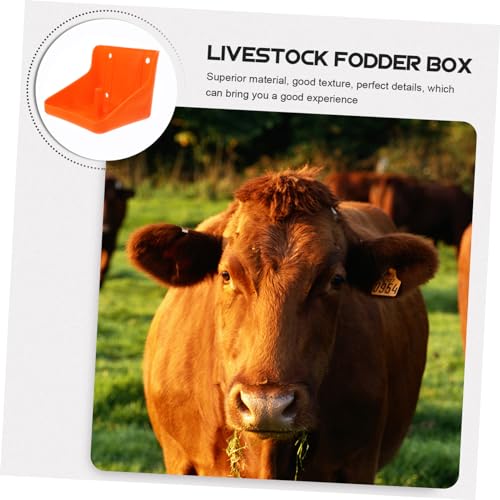 OATIPHO 2 Unidades Bovinos e Ovelhas Lambem Caixa De Tijolos Alimentador De Blocos De Sal Para Gado