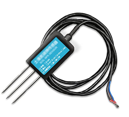 LXT PANDA Sensor NPK de Suelo, probador de PH de nitrógeno de Alta precisión con sonda de Acero Inoxidable, 2 métodos de medición para nitrógeno del Suelo, fósforo y Humedad del potasio