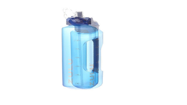 ZULU Goals 128oz Gallon Water Bottle With Time Marker & Straw | Leak-Proof Jug For Gym, Hiking, Workouts - View #5