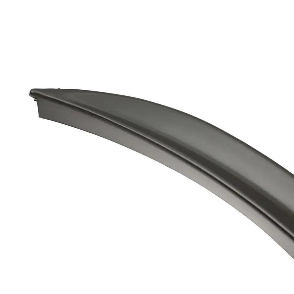 2/4 Stuks Universele Zwart/Koolstofvezel Body Kit Trim Fender Flare Rubber Wiel Wenkbrauw Anti-kras Strip Lip Stickers Spatbord Wielkastbekleding (Color : 2 STUKS Zwart