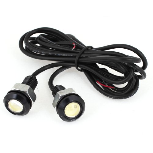 uxcell Pair Auto Car Cold White LED Eagle Eye Rear Reversing Light