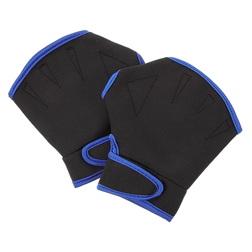 UKCOCO 1Pair Unisex Swimming Webbed Gloves Neoprene Training Paddles for Adults Comfortable Fit for Swimming and Water Sports Practical Swim Learning Tool