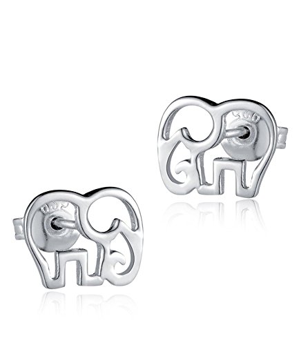 Preisvergleich Produktbild Celebrity Jewellery Damen-Ohrstecker Glückselefant Sterling-Silber 925 E28