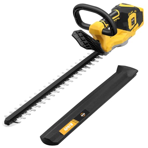 Cordless Hedge Trimmer for DEWALT 20V MAX Battery 20-inch Electric Bush Shrub Edge Trimmer Brushless Motor Powerful & Lightweight (Only Tool)