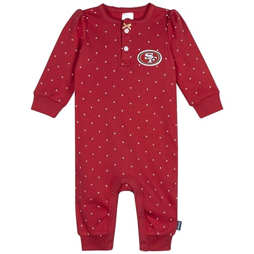 Image of Gerber NFL baby-girls Nfl Team Footless Coverall
