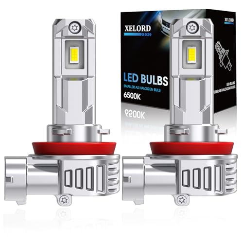 Ampoules LED H11 XELORD 6500K pour phares de voiture 12V 2 PCS