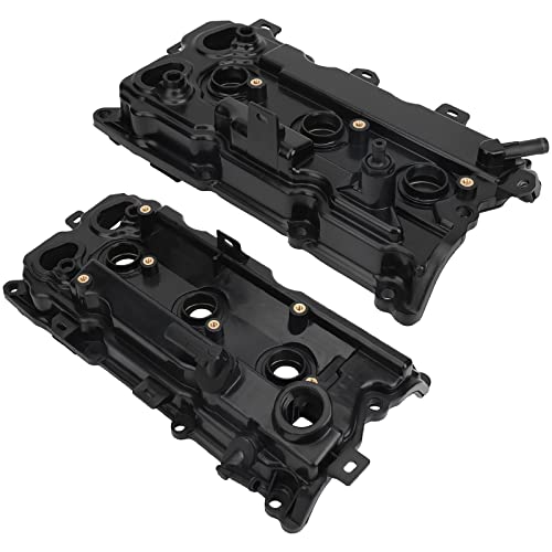2PCS Valve Cover with Gasket Compatible with Nissan Maxima 2009-2014 2016-2020, Altima 2015-2018, Pathfinder 2015-2016, Murano 2015-2020, Infiniti JX35 2013, QX60 2015-2016 3.5L, Replace# 132649N00A by BRTEC - Image 3