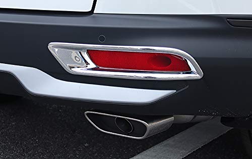 Kadore for Honda CR-V CRV 2020 2021 Chrome Rear Fog Lights Lamps Cover Trim Bezel 2-pc - Thumbnail 5