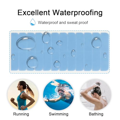 suyya 60 pieces hair extension tape tabs double sided extension tapes for replacement 4cm x08cm blue