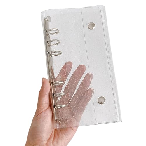 6リングPVCバインダーカバーカードフォルダーケーシング耐水性6ホールパンチ写真アルバム写真組織バインダーシェル