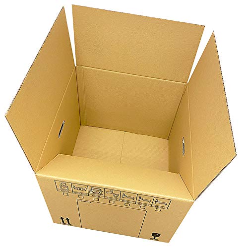 STORM TRADING GROUP 10 Strong Extra Large (XL) Cardboard Storage Packing Moving House Boxes with Carry Handles and Room List 53cm x 53cm x 41cm / 21''x 21''x 16'' 115 Litres - Image 4