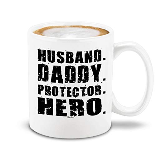 Shop4ever Husband Daddy Protector Hero Ceramic Coffee Mug