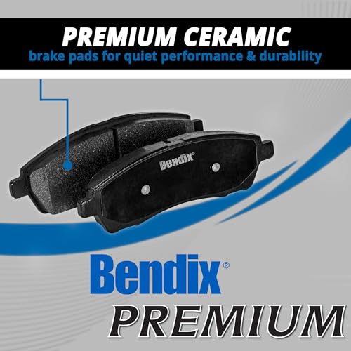Image of Bendix Premium Front Brake Kit - Replacement Disc Brakes, Rotors and Brake Pads for select Cadillac Escalade, XTS, Chevy Avalanche, Express, Silverado, Suburban, Tahoe, GMC Savana, Sierra Yukon