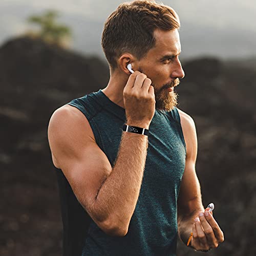 【Pacote com 2】Pulseira elástica compatível com Fitbit Inspire 2/Inspire/Inspire HR, pulseira de subs