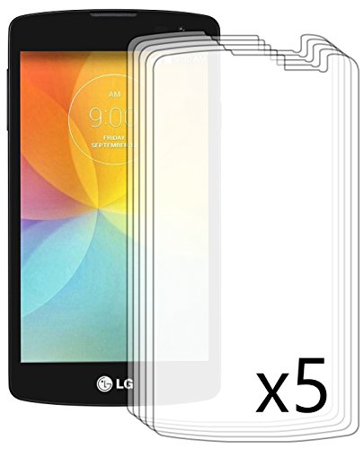 Bastex Antiglare Reflective Matte Screen Protector for LG Tribute Transpyre F60-5 Pack