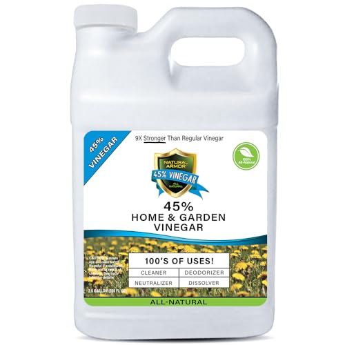 Image of 45% Vinegar Industrial Strength Concentrate (320 Oz 2.5 Gallon) | Industrial Strength Multi-Purpose Vinegar, 9X Stronger Than Household Vinegar, for Home, Garden & Outdoor Cleaning