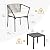 DWVO 3 Pieces Patio Set Wicker Furniture Outdoor Table and Chairs Rattan Chair Conversation Sets with Cushions & Coffee Table for Porch Backyard Poolside Garden, Gray