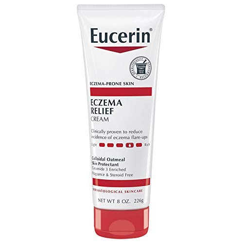Eucerin Creme Eczema Relief 8 Ounce Tube (236ml) (6 Pack)