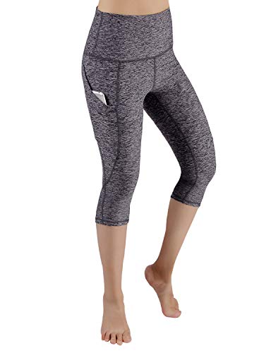 image for ODODOS Women's High Waist Yoga Capris with Pockets,Tummy Control,Worko