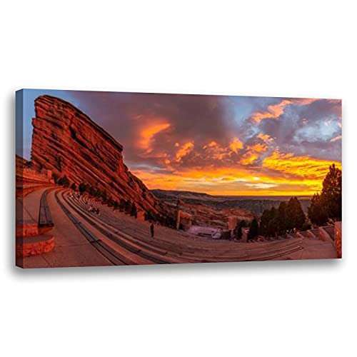 Large Framed Wall Art Ready to Hang 20" x 40"