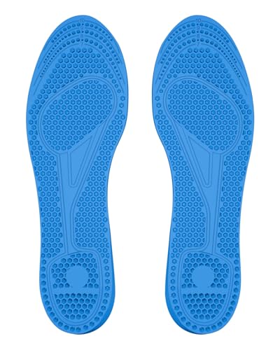 Image of DOCTOR EXTRA SOFT Pain Relief Trimmable Gel Insoles Pack of 1 Pair for Men's Size 7-11| Comfortable & Breathable| Lightweight & Durable| Ideal For Loose Shoes or Replacing Existing Insoles D-956