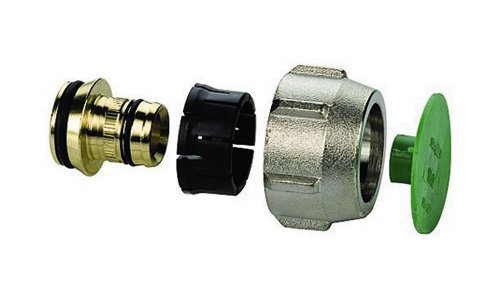 Wiroflex | Clamping Ring Screw Set | Set of 2 | | Complete Solution | Outer Thread Fitting, Multi-Coloured, 26217 0