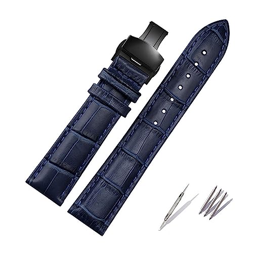 HMFang {vuXbg_[Nu[F̎vXgbvo^tCNXvvohTCY 16 ~[g 18 20 21 22 23 ~[gvoh(Blue black buckle,18mm)