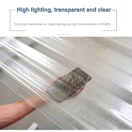 Láminas corrugadas de FRP transparentes para techos de cobertizos impermeables 3