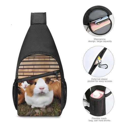 Bolso bandolera unisex para viaje y senderismo miniatura 5