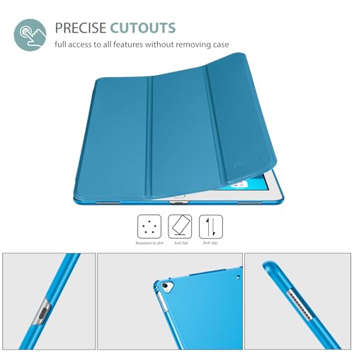 ProCase Smart Case for iPad Pro 12.9 Inch 1st 2nd Generation -Lightblue by ProCase - Used condition - Image 4
