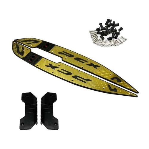 Pédale antidérapante pour moto PCX 160 avec protection des bords en caoutchouc