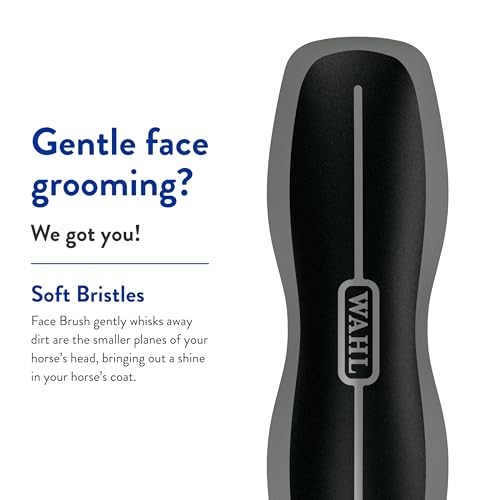 WAHL Professional Animal Equine Grooming Face Horse Brush - Black - Image 3
