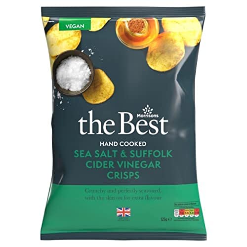 Morrisons The Best Sea Salt & Vinegar Crisps 125g