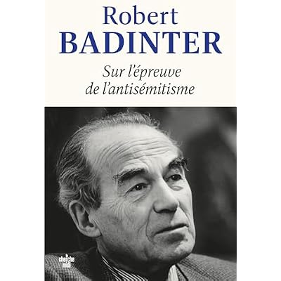 Sur l'&eacute;preuve de l'antis&eacute;mitisme