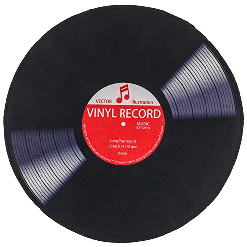 mtb more energy Deko Teppich ''Vinyl Love'' - Schallplatten Teppich Bettvorleger Fussmatte - rund -...