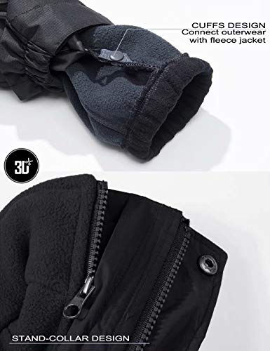 Magcomsen 3 In 1 Jackets Men Waterproof Jacket Winter Jackets For Men Fleece Ski Jacket Snow Jacket Men Hiking Jacket Detachable Hood Work Jacket Tactical Jacket Rain Jacket #TOP5