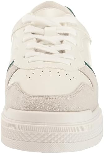 Madden Girl Women's Kickss Sneaker, White/Green, 8.5 | Image 1