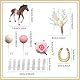 Floral Horse Cake Topper Dekorationen Rodeo Western Themed Party Dekorationen für Pferd Cowgirl Geburtstag Hochzeit Party Supplies