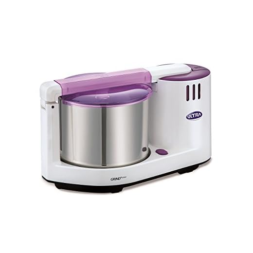 Elgi Ultra Grind+ Gold Table Top Wet Grinder, 2L (White/ Purple)
