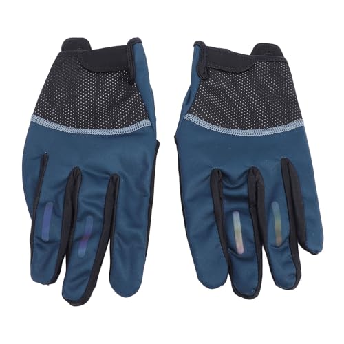 Guantes de ciclismo antirrozaduras con acolchado grueso y palmar ventilado para moto