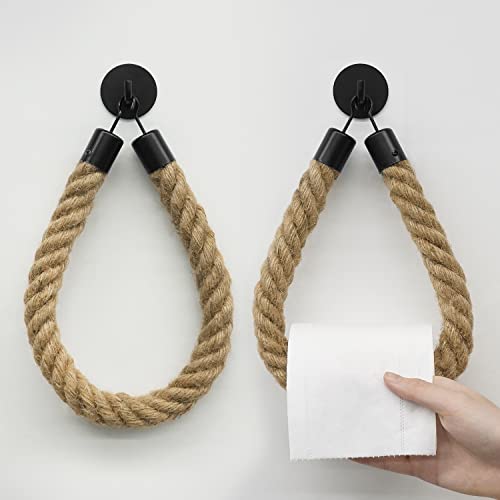 Soporte Papel Higiénico Cuerda Cáñamo Drvaige Cover