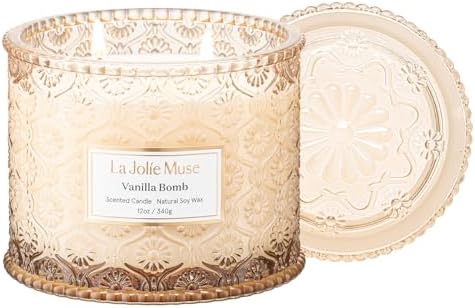 LA JOLIE MUSE Vanilla Bomb Candle | Lemon Zest, Fressia & Patchou...