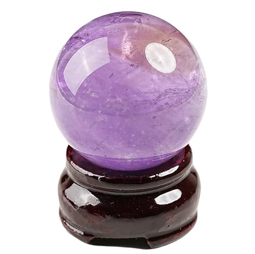 Boule de cristal d'améthyste naturelle de 44 à 47 mm pour décoration
