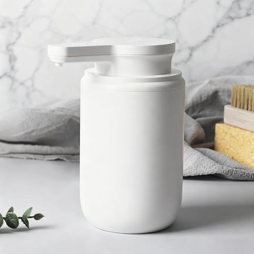 LAOPAO ソープディスペンサー 自動 液体 2段階 手洗い オートディスペンサー 充電式 ハンドソープディスペンサー 食器洗剤 ハンドソープ 台面 トイレ キチン 白 X20white液体 [並行輸入品]