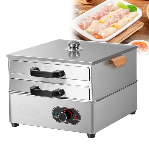 Máquina Para Hacer Rollos De Arroz De 2 Capas Con 3 Bandejas De Vapor, Mango Antiescaldaduras/rápida Disipación Del Calor Y Cubierta Superior Extraíble Para Hacer Rollos De Arroz.,Silver Máquina Para Hacer Rollos De Arroz De 2 Capas Con 3 Bandejas De Vapor, Mango Antiescaldaduras/rápida Disipación Del Calor Y Cubierta Superior Extraíble Para Hacer Rollos De Arroz.,Silver