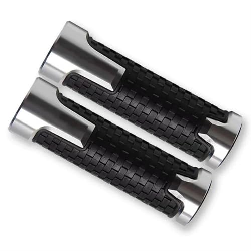Poignée guidon ADV 150 en alu CNC argent pour moto Honda 2017-2021