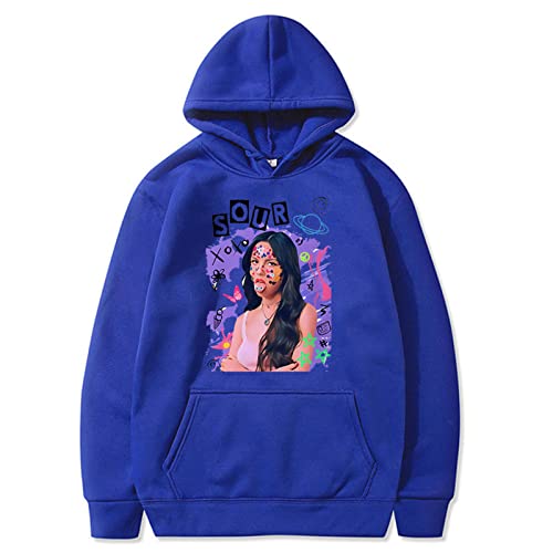 2022 Sudaderas con Capucha De Hip Hop Olivia Rodrigo Sudadera Clásico Casual De Gran Tamaño De Moda De Manga Larga Suéter con Capucha para Mujeres y Niñas Cover